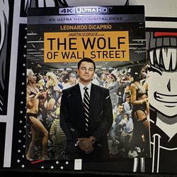 The Wolf Of Wall Street 4K Blu-Ray SEALED