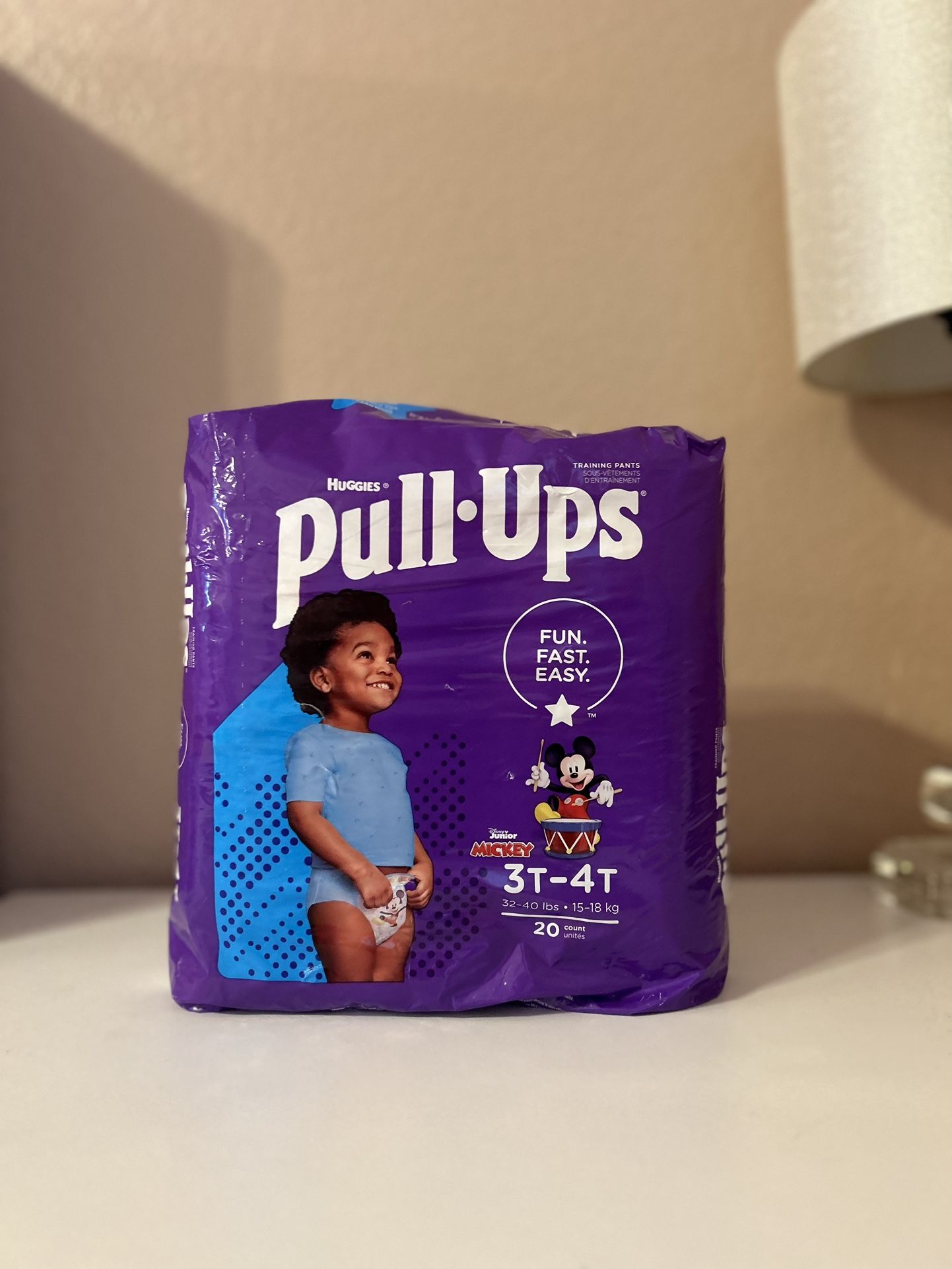 Huggies Pull Ups Boys Potty Training 3T-4T 20 Count