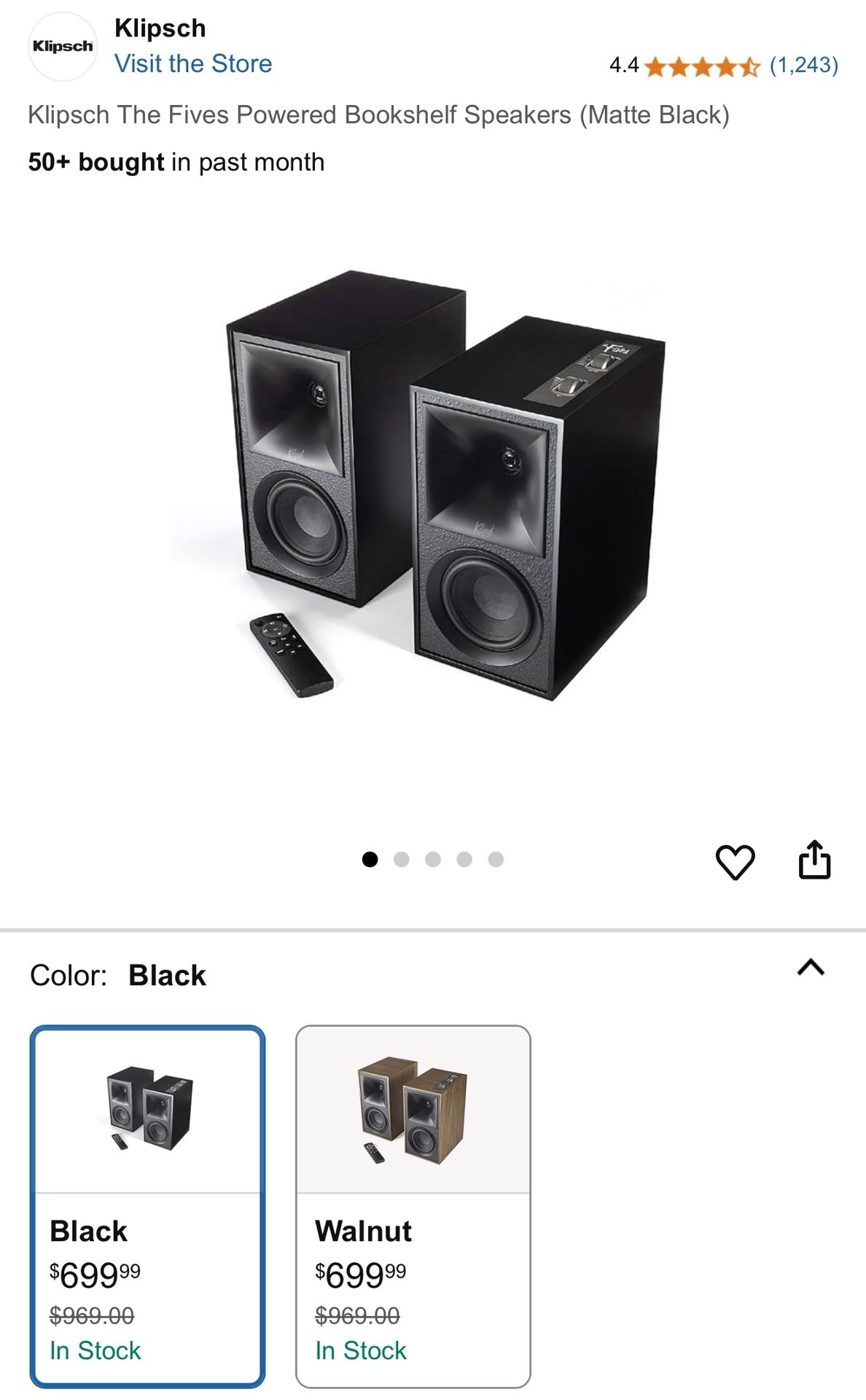 Klipsch the Fives + Subwoofer