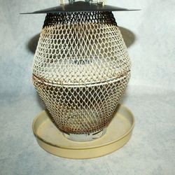 Vintage Hourglass Collapsible Bird Feeder