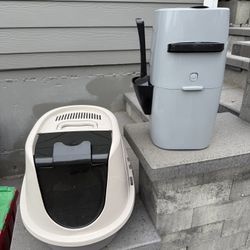 Litter Genie And Cat Litter Box