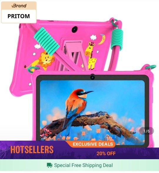 Pritom Kids Tablet 7inch (2GB Ram 32GB)