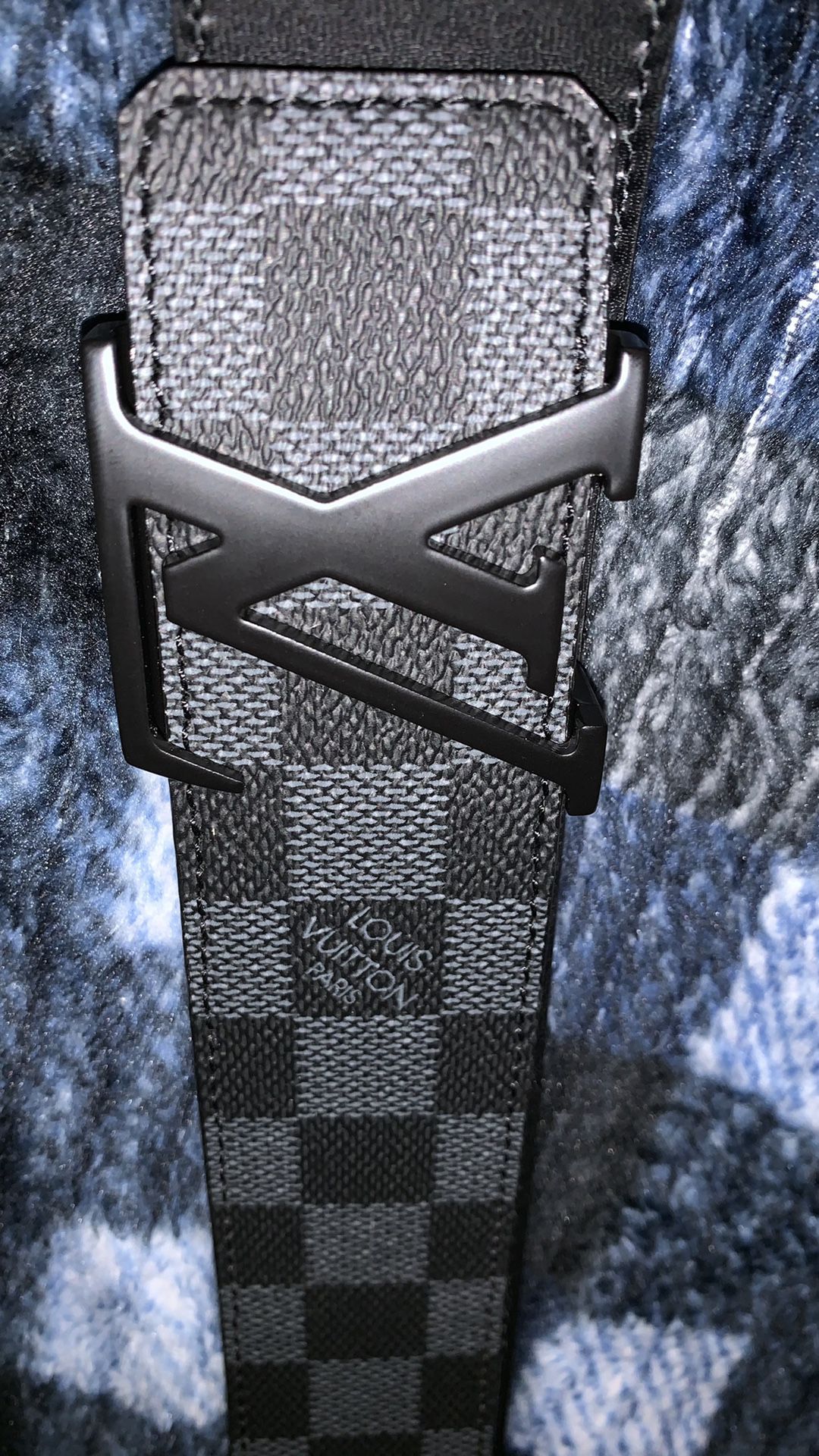 Louis Vuitton Graphite Damier Belt & Wallet