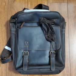 Genuine Leather Backpack