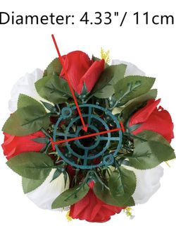 Faux/Fake Flower Ball Arrangement Bouquet (6) Thumbnail