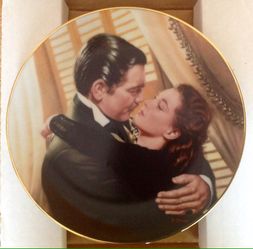 1991 "Marry Me, Scarlett!" "Gone with the Wind" Collectible Plate