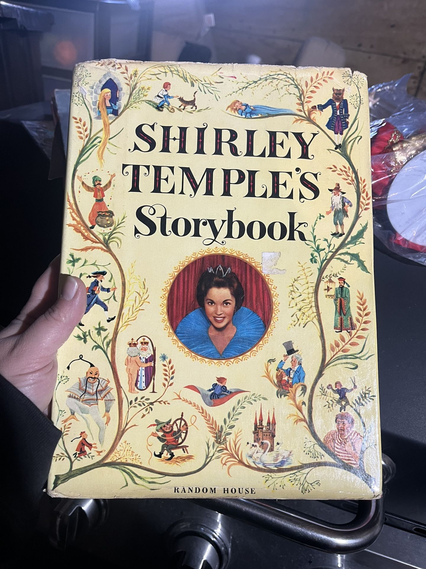 Vintage Shirley Temple Book (has Writing On Front Page As Shown)