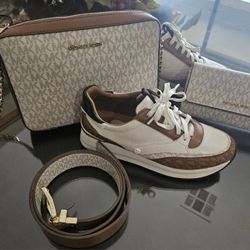 mk crossbody shoes wallet and belt