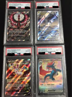 Pokemon PSA 10 set illustration and alternate arts