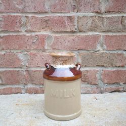 Vintage Enesco Stoneware Milk Jug