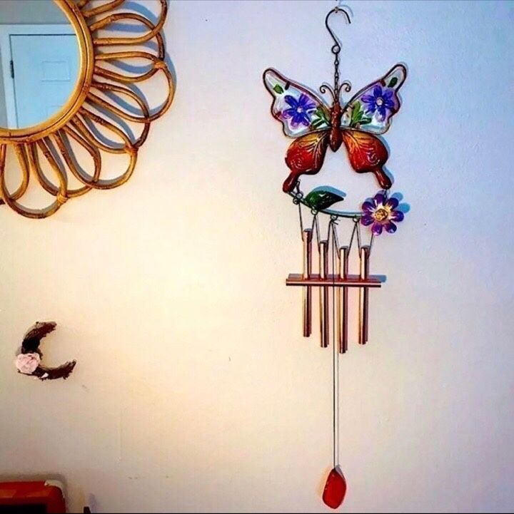 butterfly wind chime