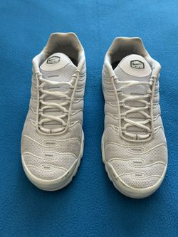 Nike Air Max Plus Triple White Cool Grey 604133-139 Size 8.5