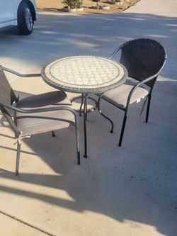 Patio  table and chairs