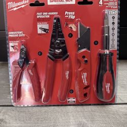 Milwaukee Electrician’s Kit 4 Piece