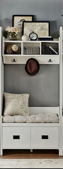 Hall Tree Entry Way Rack