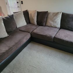 Used Sectioanal (Faux leather & fabric)