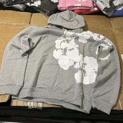 Denim Tears Big Cotton Wreath Sweatshirt - Grey