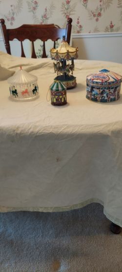 Carousel Horse Tin And Dish