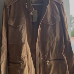 Michael Kors Suede Safari Jacket 