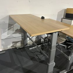 Electric Sit Stand Desk, Manual Adjustable Desk 