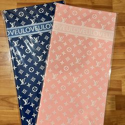 lv flower wrapping paper