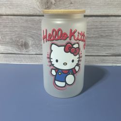 Hello Kitty Glass Cup