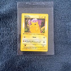 SHADOWLESS PIKACHU 1st EDITION 