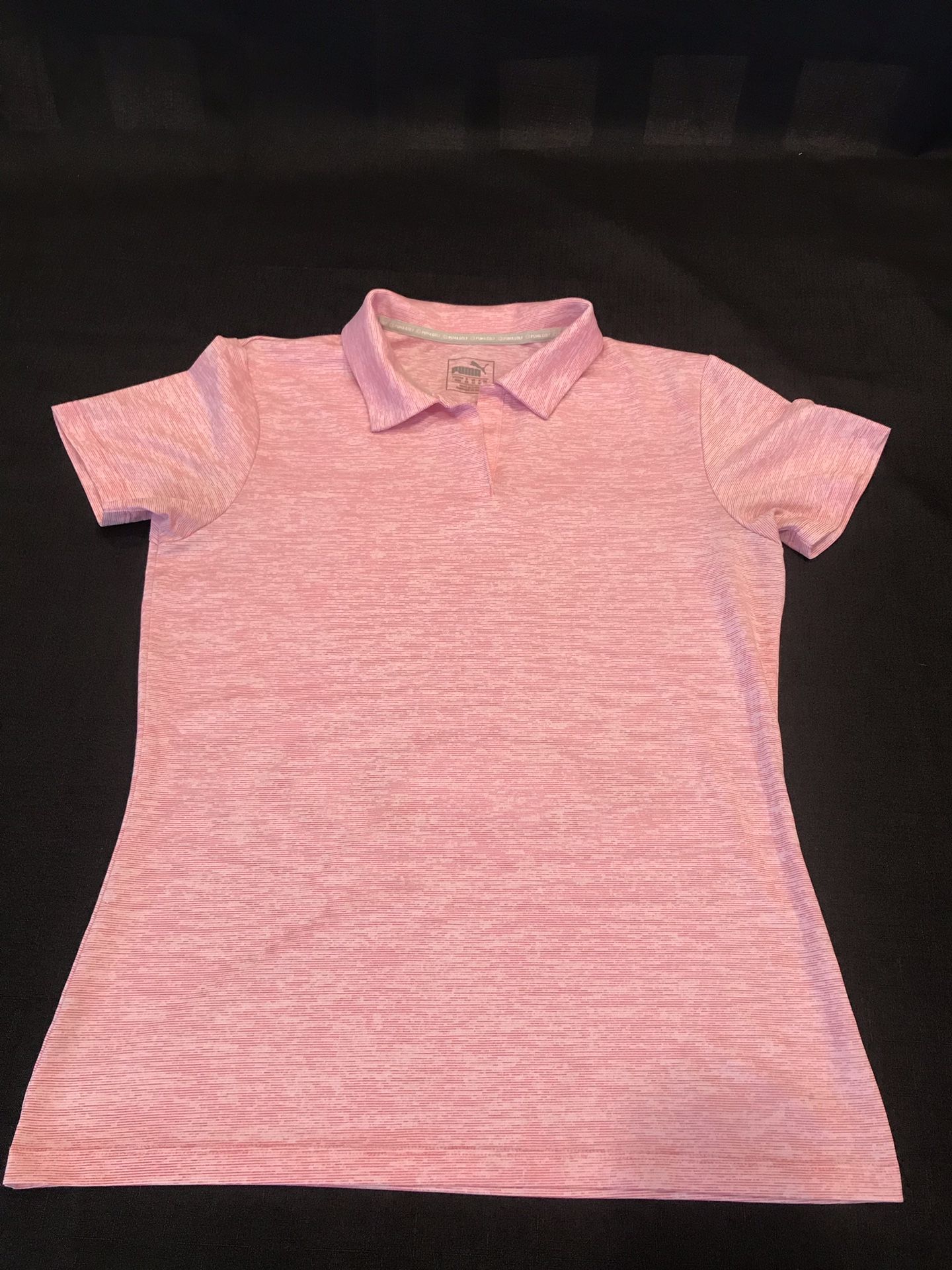 Puma- Golf women’s (M) soft pink shirt