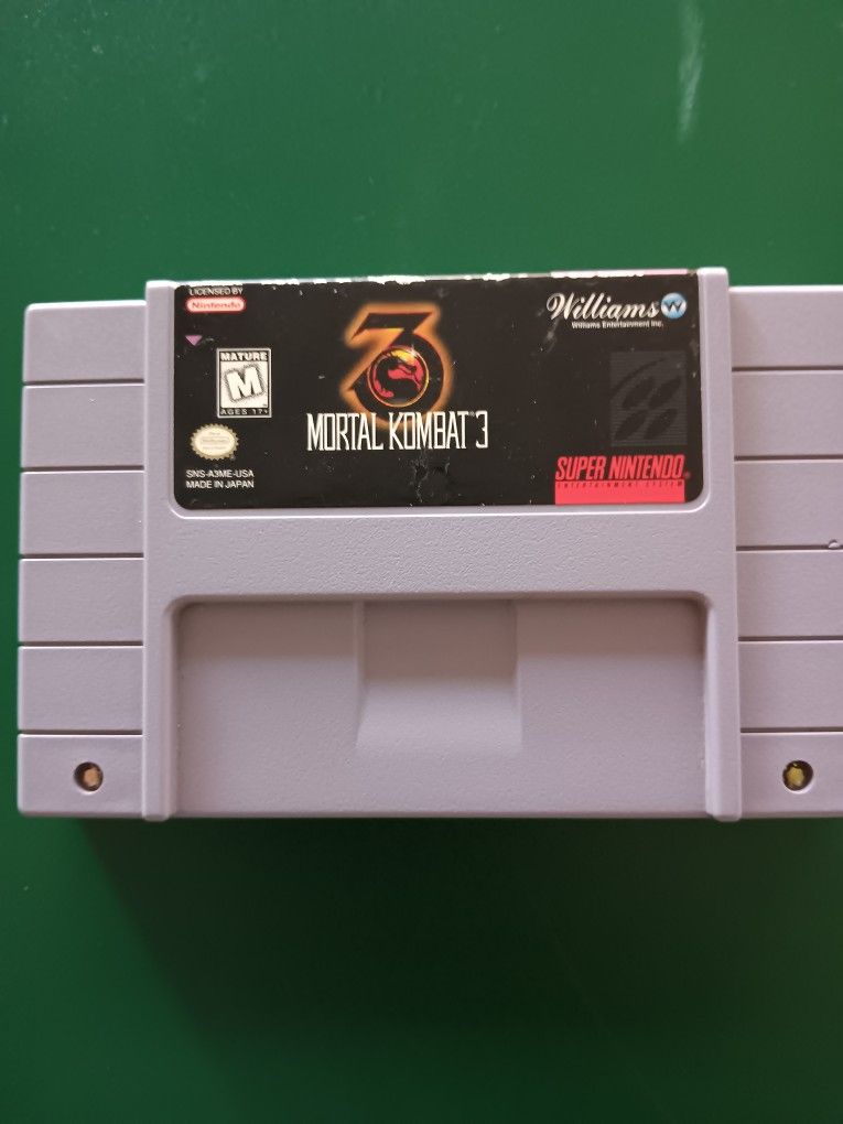 Mortal Kombat 3 Super Nintendo 