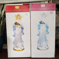 Holiday Time Illuminated Fiber Optic Angels