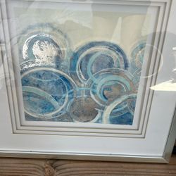 Beautiful Wall Decor Painting With Silver Color Frame - New!