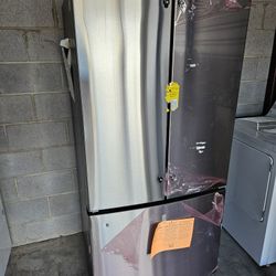 Brand New Stainless Steel French Doors Refrigerator
