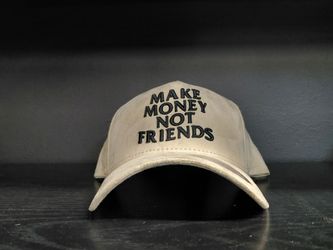 Make Money Not Friends Embroidered Dad Hat
