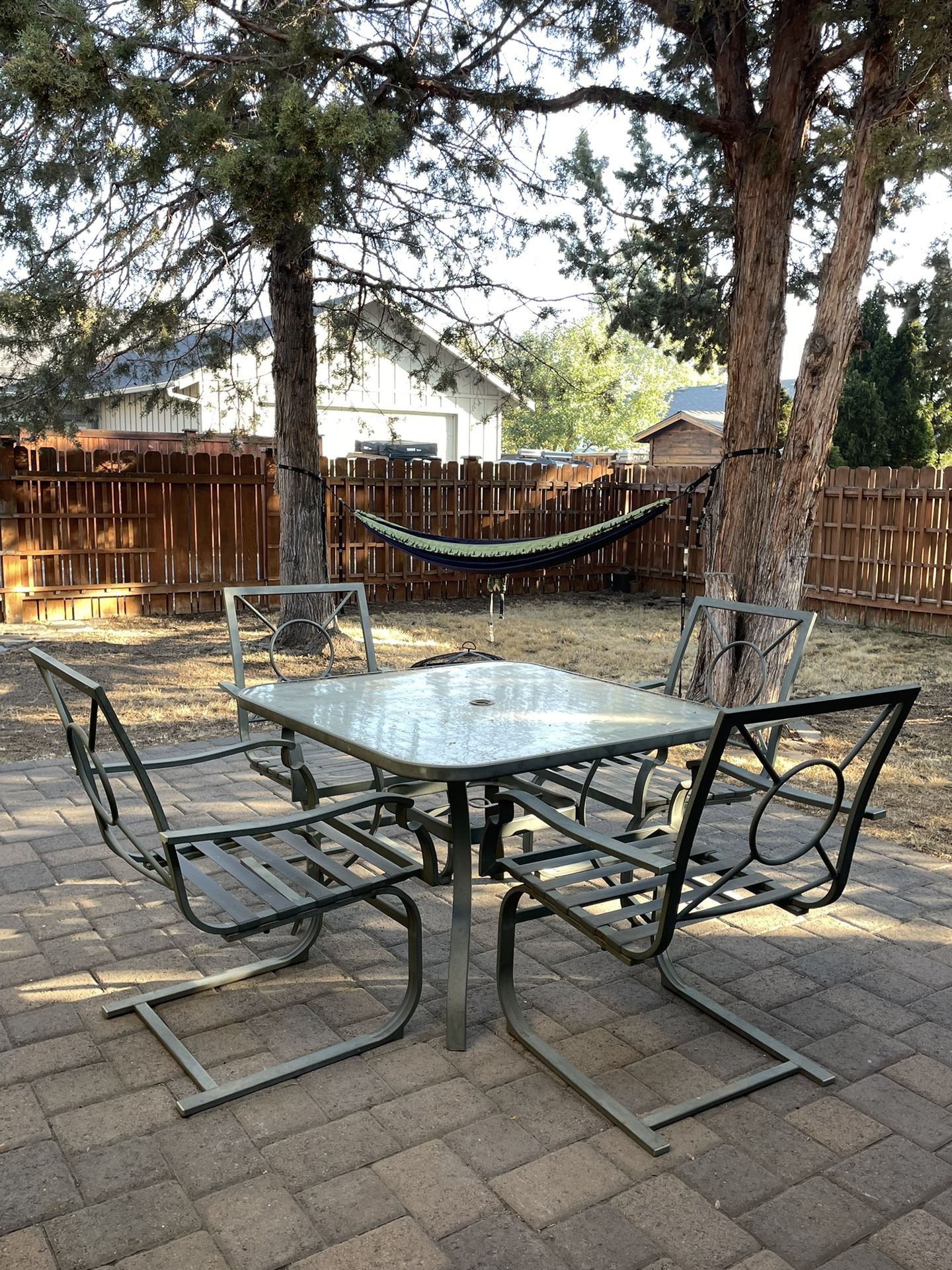 outdoor table set