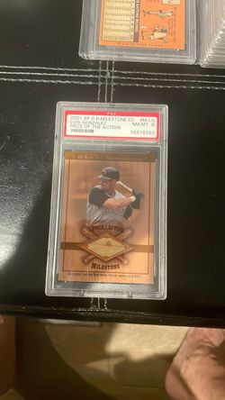 2001 SPG. B milestone ED trading card.
