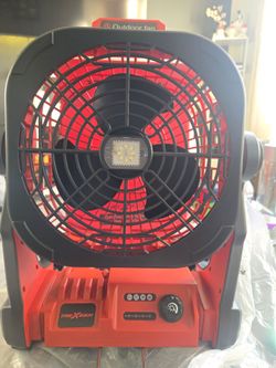 TreXeen Outdoor Fan with Built-In LED Light