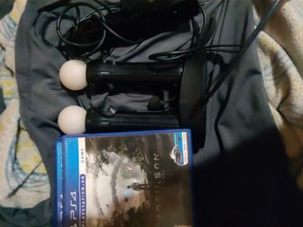 2x Ps4 Move controllers+cam and games