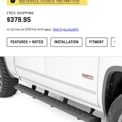BA2 Rough Country Running Boards Chevy/