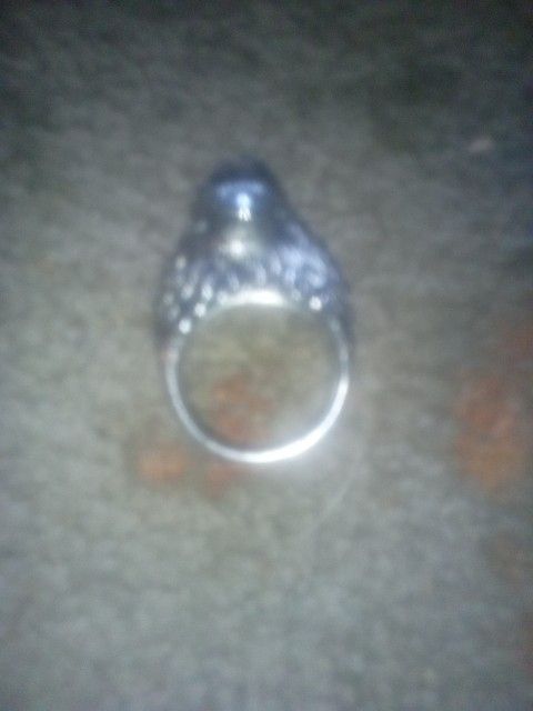 Sterling Silver Eagle Head Ring