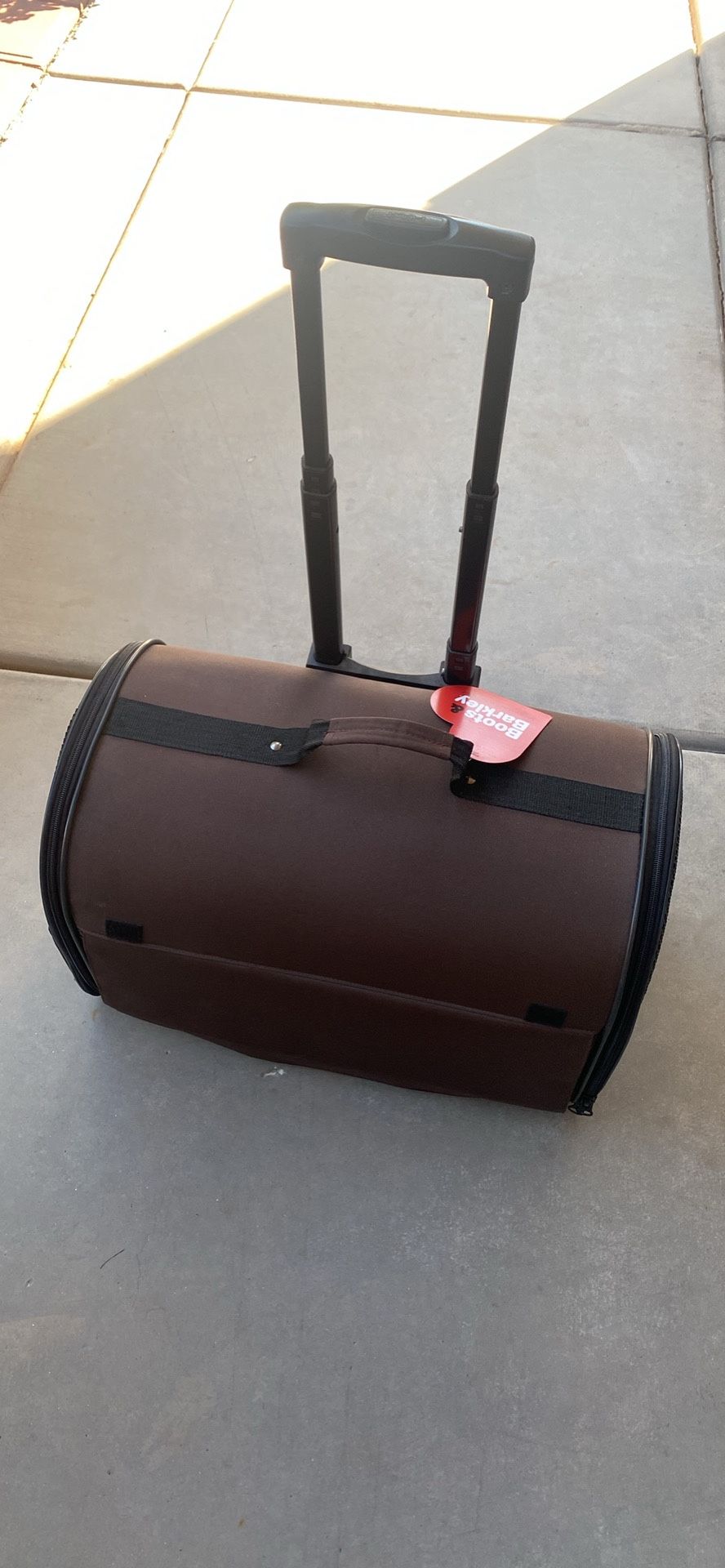 Boots And Barkley Travel Pet Carrier On Wheels