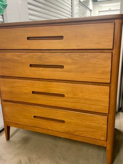 Mid century modern style wood dresser