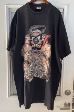 Pro Club 4XL Heavyweight Black Graphic T-Shirt Hip Hop Streetwear 100% Cotton
