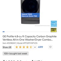 GE Combo Washer & Dryer