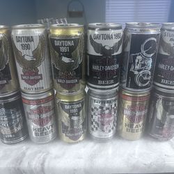 Harley Davidson Beer Cans
