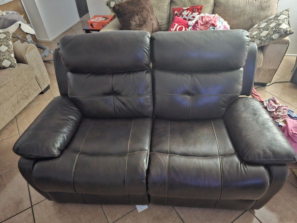 Leather Couch Recliners