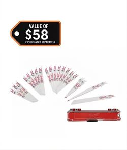 Milwaukee Reciprocating Saw Blade Set (20-Piece)