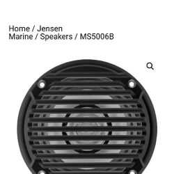 Jensen MS5006B Speakers 