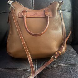 DB Genuine Leather Shoulder Strap Purse 