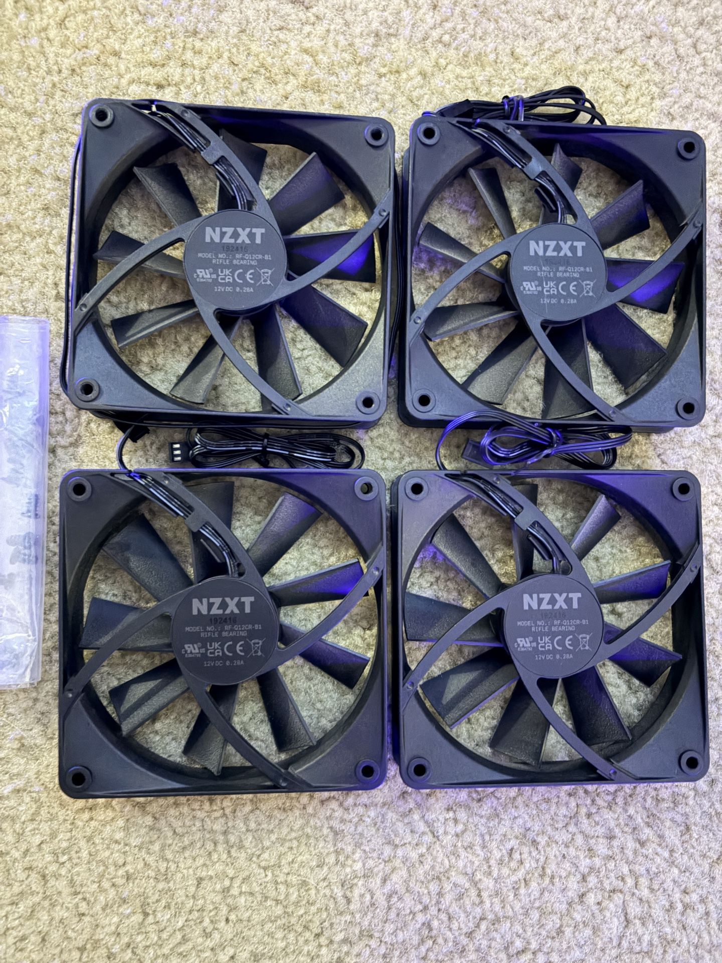 4 NZXT Case fan’s