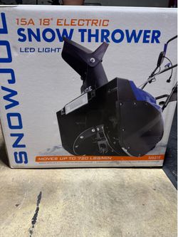 Electric snow blower